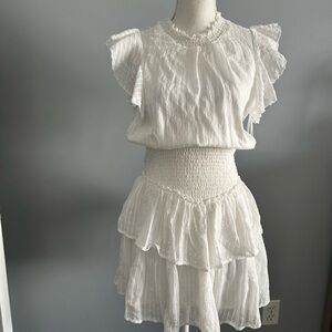 White Ruffled Dress